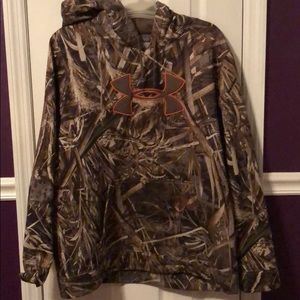 Camouflage under armor pull over
